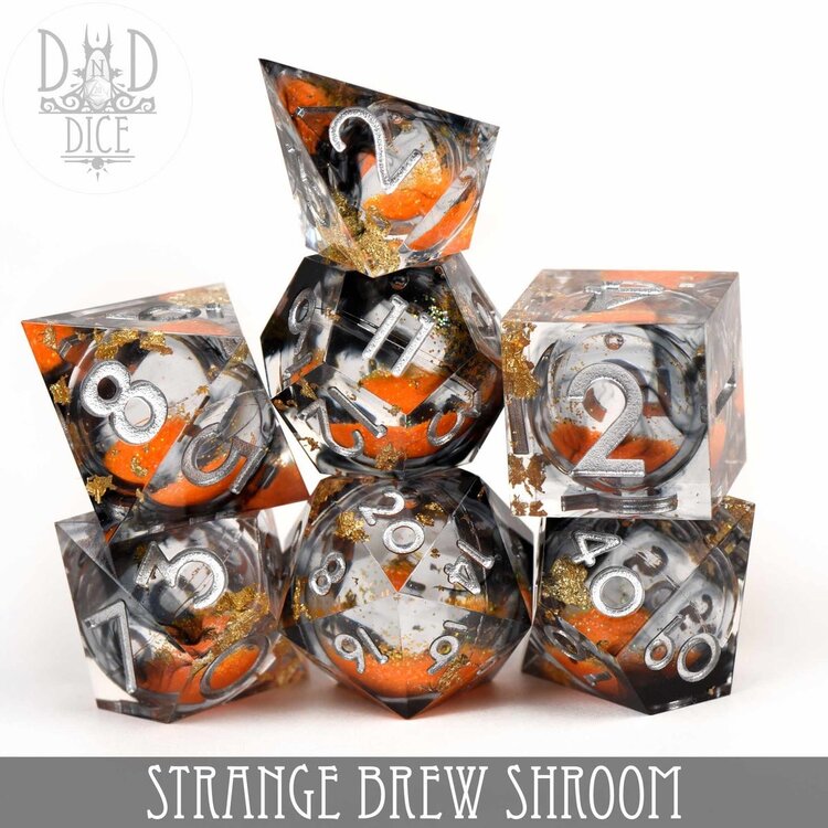 DND DICE STRANGE BREW: SHROOM LIQUID CORE RPG DICE SET
