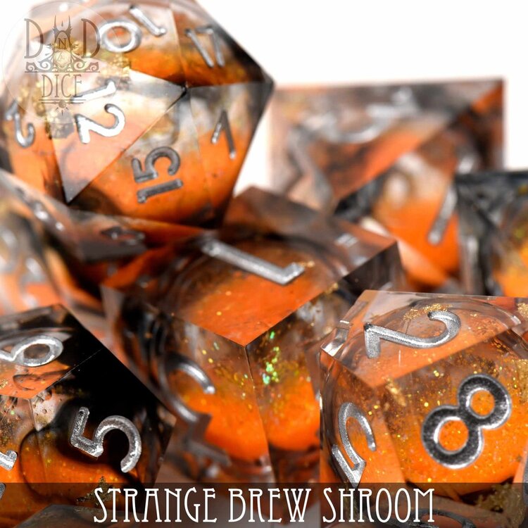 DND DICE STRANGE BREW: SHROOM LIQUID CORE RPG DICE SET