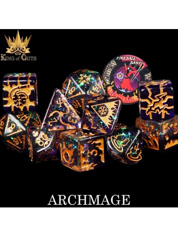 DND DICE ARCHMAGE 11 PC RPG DICE SET