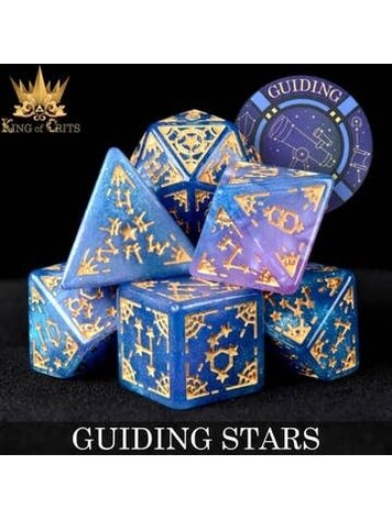 DND DICE GUIDING STARS - 7 PC DICE SET