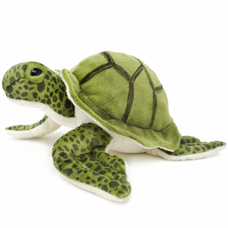 TURQUOISE THE GREEN SEA TURTLE 10 INCH PLUSH