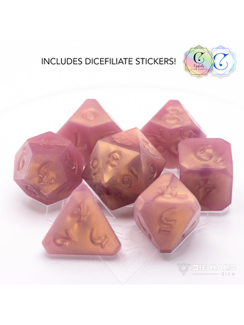DIE HARD DICE DIE HARD DICE PROJECT  7PC RPG SET - PROJECT CYNFULLY LUX