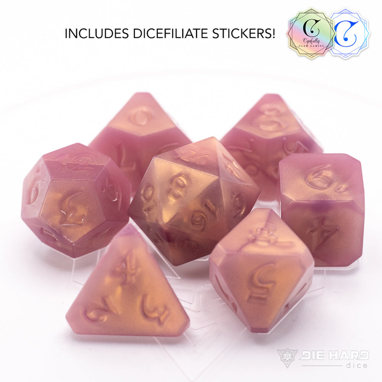 DIE HARD DICE DIE HARD DICE PROJECT  7PC RPG SET - PROJECT CYNFULLY LUX