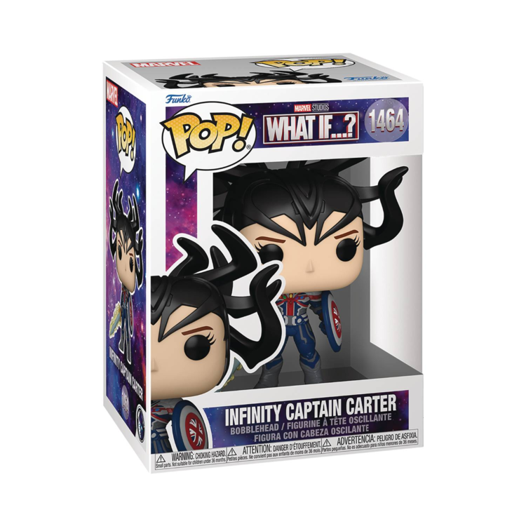 FUNKO POP VINYL WHAT IF S2 INFINITY CAPTAIN CARTER VIN FIG