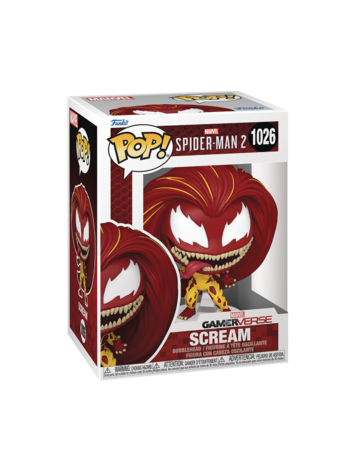 FUNKO POP GAMES SPIDER MAN 2 VG SCREAM VIN FIG