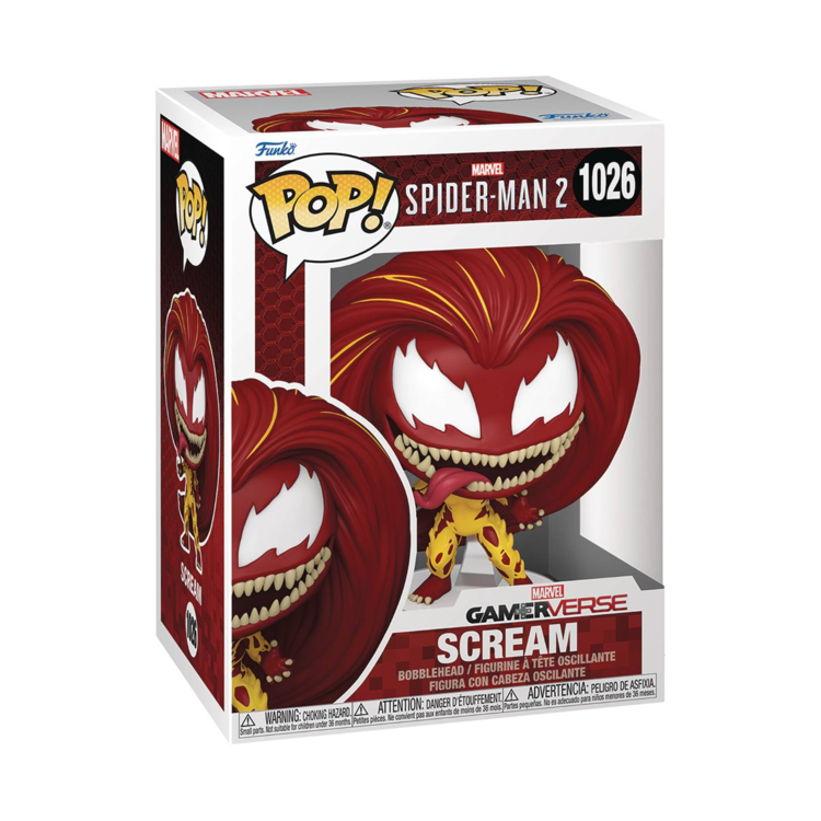 FUNKO POP GAMES SPIDER MAN 2 VG SCREAM VIN FIG
