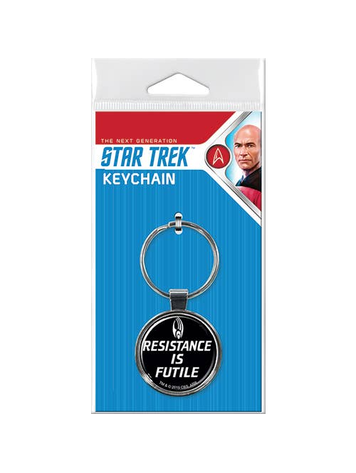 Ata-boy STAR TREK TNG RESISTANCE IS FUTILE KEYCHAIN
