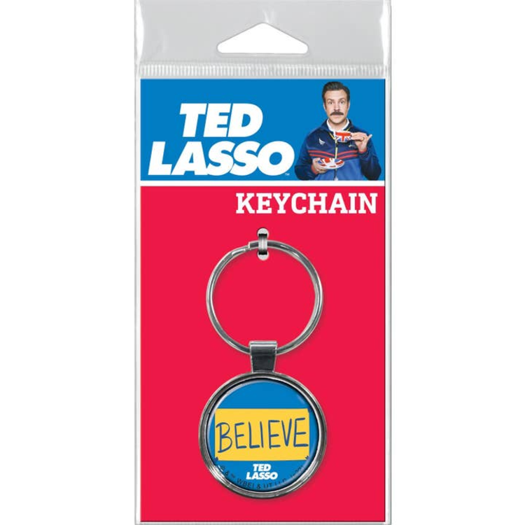 TED LASSO BELIEVE KEYCHAIN