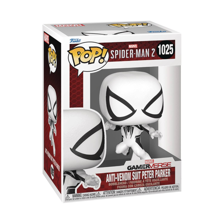 FUNKO POP GAMES SPIDER MAN2 VG ANTI VENOM PETER VIN FIG