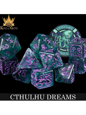 DND DICE CTHULHU DREAMS - 11 DICE RPG SET