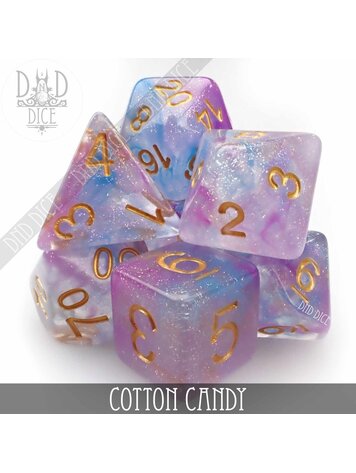 DND DICE COTTON CANDY RPG DICE SET