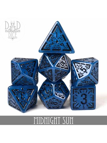DND DICE MIDNIGHT SUN RPG DICE SET