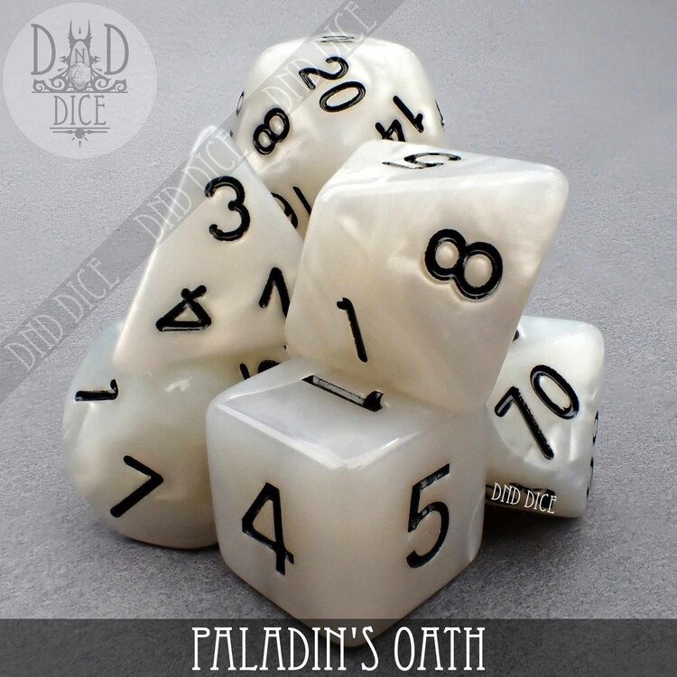 DND DICE HOLY ORDER RPG DICE SET