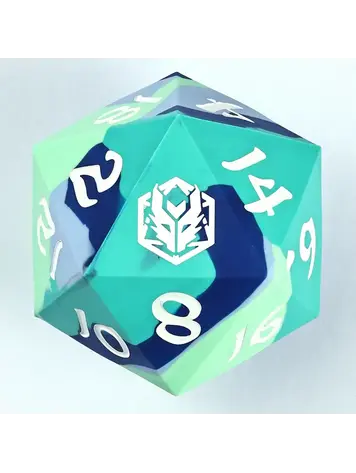 HYMGHO HYMGHO RUBBER SILICON 55 MM CHONK D20 - THE ICE BALL