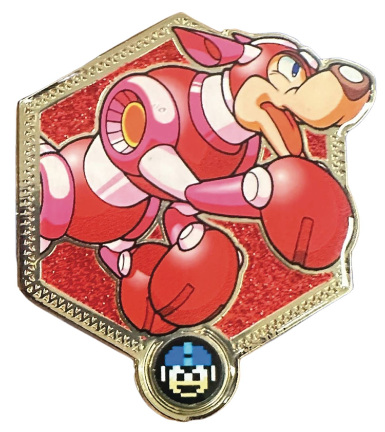 ZEN MONKEY STUDIOS MEGA MAN GOLDEN SERIES 2 RUSH PIN