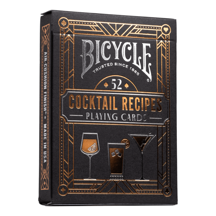 BICYCLE PLAYING CARDS - COCKTAIL RECIPES