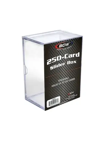 BCW BCW 250-CARD SLIDER BOX