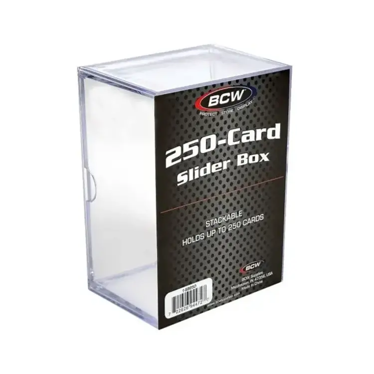 BCW BCW 250-CARD SLIDER BOX