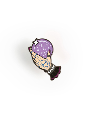 FORTUNE TELLER ENAMEL PIN