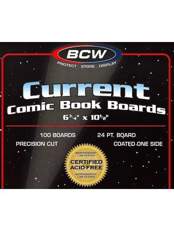 BCW CURRENT BOARDS  100CT
