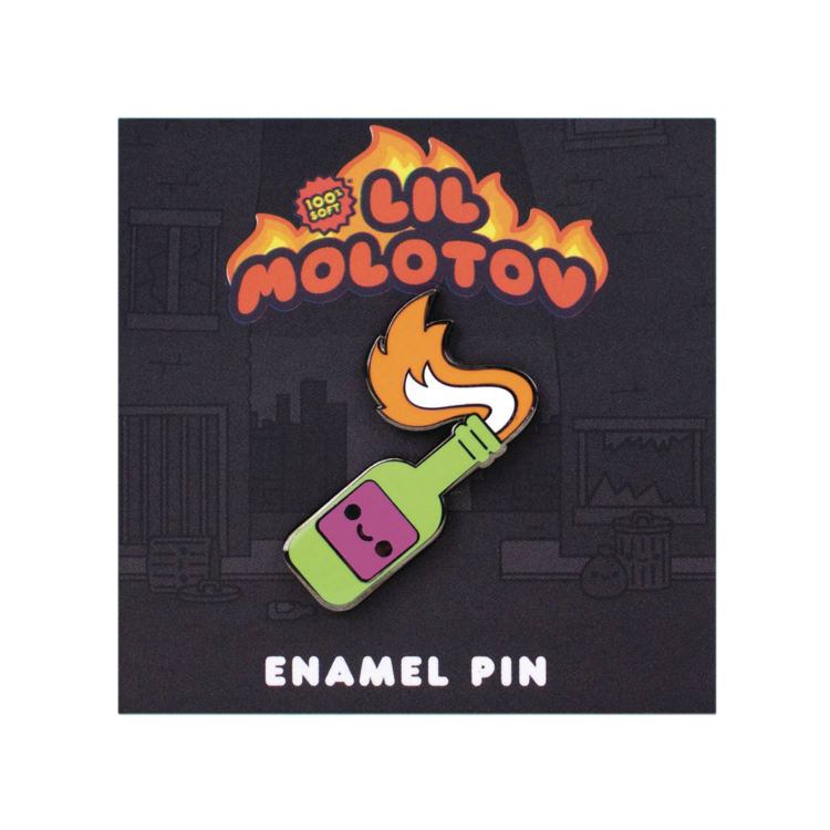 LIL MOLOTOV .9IN ENAMEL PIN
