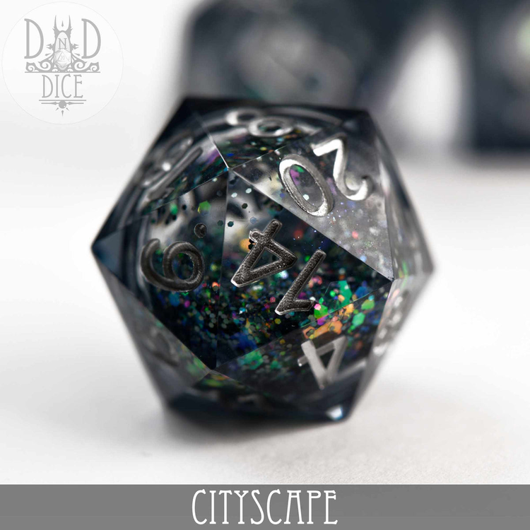 DND DICE CITYSCAPE - LIQUID CORE