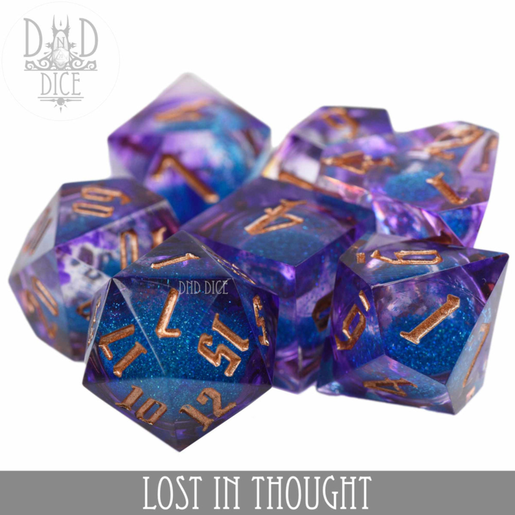 DND DICE LOST IN THOUGHT - LIQUID CORE