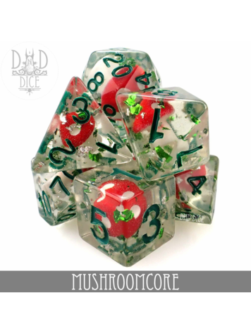 DND DICE MUSHROOMCORE RPG DICE SET
