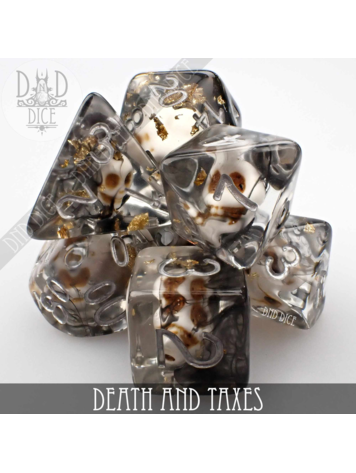 DND DICE DEATH AND TAXES