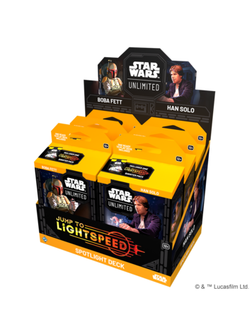STAR WARS UNLIMITED JUMP TO LIGHTSPEED SPOTLIGHT DECK
