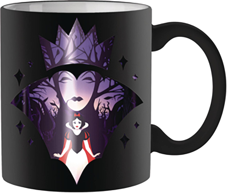 DISNEY SNOW WHITE VILLAIN FOREST SILHOUETTE 20OZ MUG