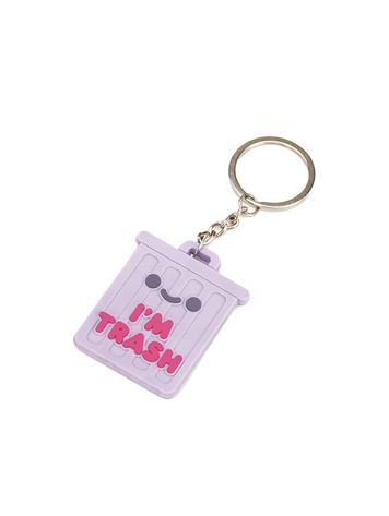 IM TRASH PVC KEYCHAIN