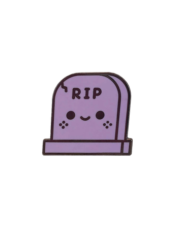 RIP 1IN ENAMEL PIN