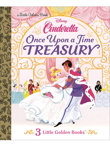 GOLDEN BOOKS DISNEY CINDERELLA ONCE UPON A TIME TREASURY LITTLE GOLDEN BOOK