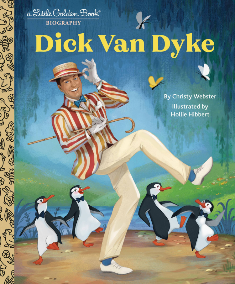 GOLDEN BOOKS DICK VAN DYKE A LITTLE GOLDEN BOOK BIOGRAPHY