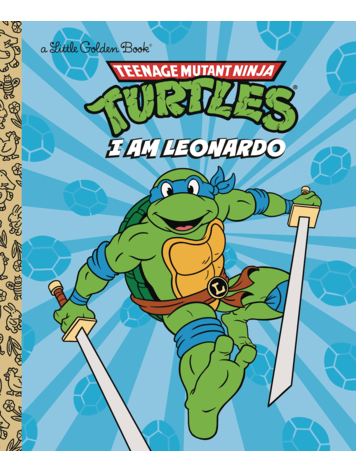 GOLDEN BOOKS TEENAGE MUTANT NINJA TURTLES I AM LEONARDO LITTLE GOLDEN BOOK