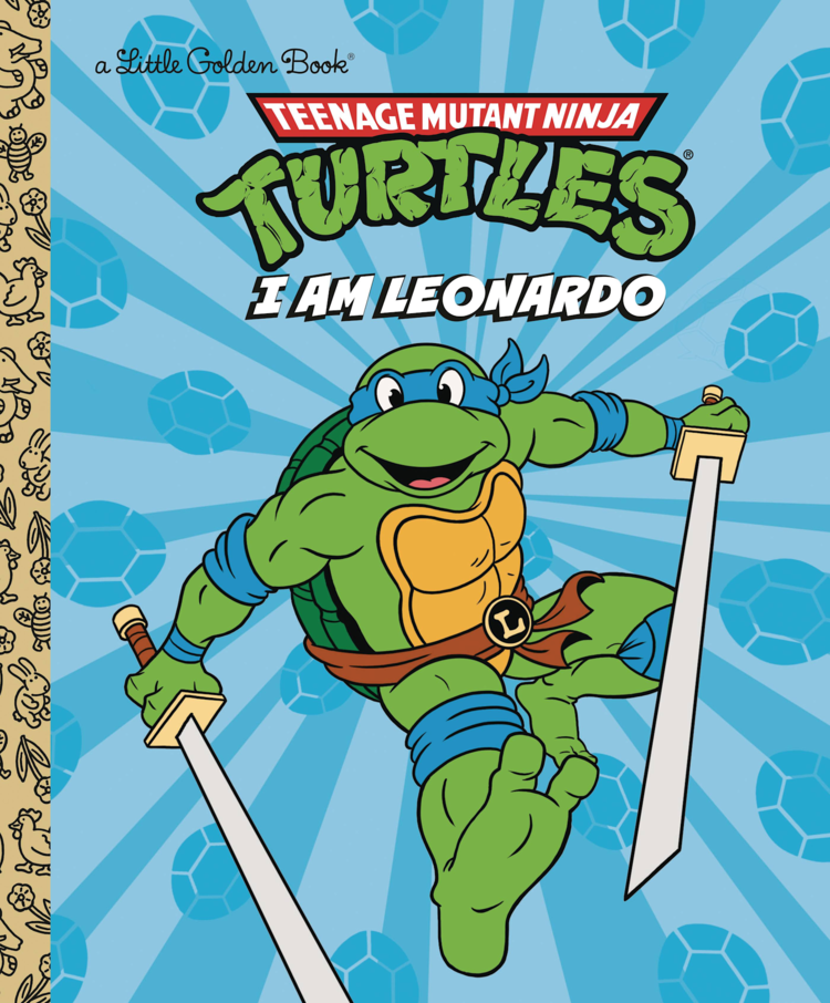 GOLDEN BOOKS TEENAGE MUTANT NINJA TURTLES I AM LEONARDO LITTLE GOLDEN BOOK