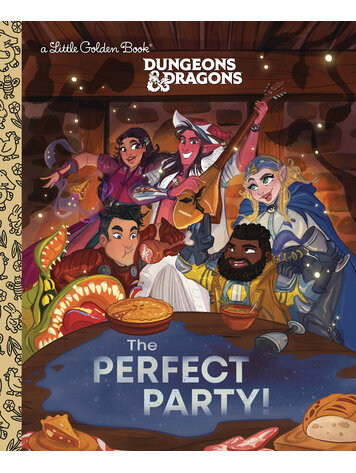 GOLDEN BOOKS DUNGEONS & DRAGONS THE PERFECT PARTY LITTLE GOLDEN BOOK