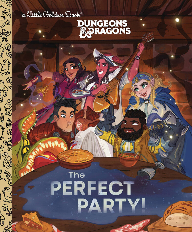 GOLDEN BOOKS DUNGEONS & DRAGONS THE PERFECT PARTY LITTLE GOLDEN BOOK