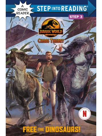PENGUIN RANDOM HOUSE JURASSIC WORLD CHAOS THEORY FREE THE DINOSAURS STEP INTO READING STEP 3