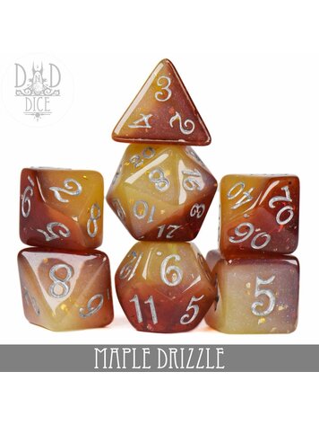 DND DICE MAPLE DRIZZLE RPG DICE SET