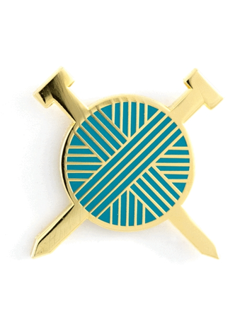 THESE ARE THINGS ENAMEL PIN - YARN BALL