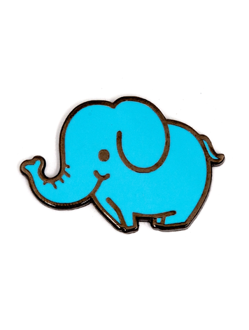 THESE ARE THINGS ENAMEL PIN - ELEPHANT