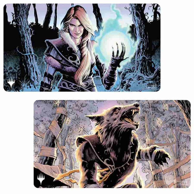 ULTRA PRO MAGIC THE GATHERING INNISTRAD REMASTERED DOUBLE-SIDED PLAYMAT ARLINN THE PACK LEADER