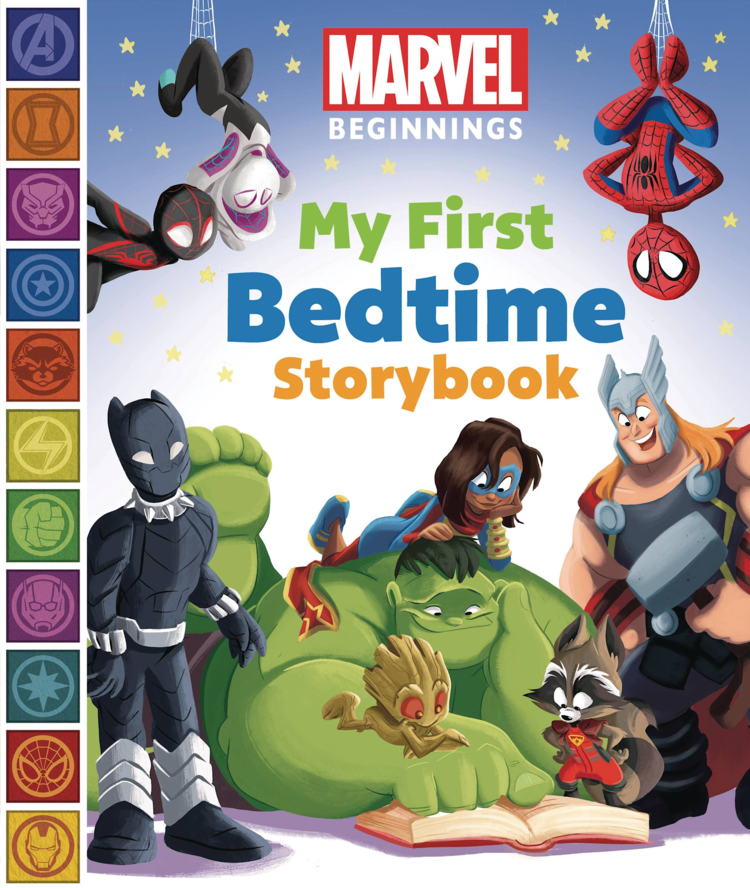 MARVEL BEGINNINGS MY FIRST BEDTIME STORYBOOK BOARD BOOK