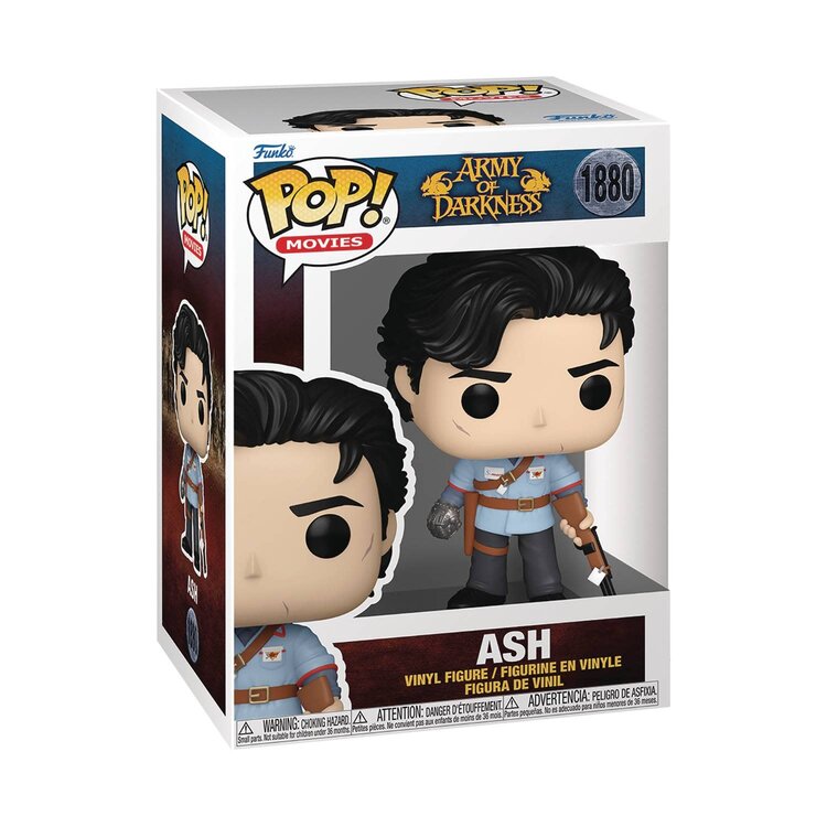 FUNKO POP MOVIES ARMY OF DARKNESS S2 ASH W BOOMSTICK FIG