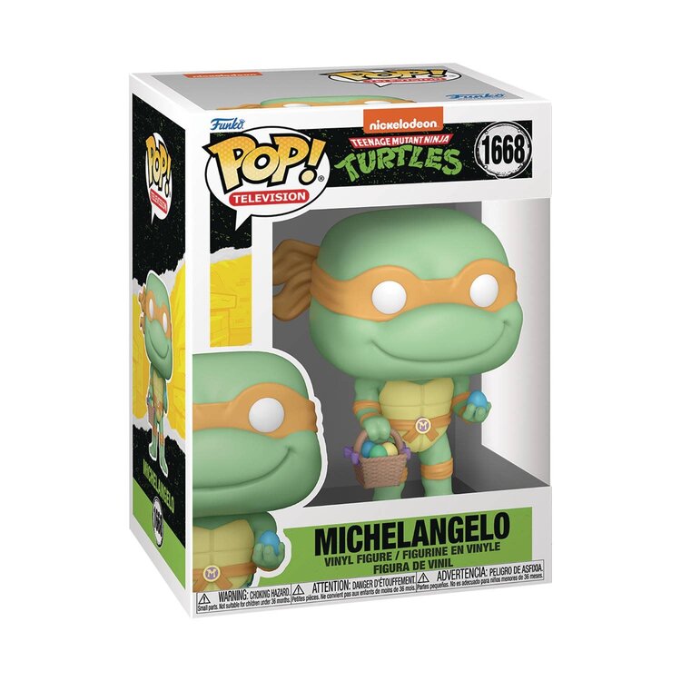 FUNKO POP VINYL TMNT EASTER MICHAELANGELO FIG