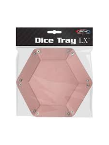 BCW BCW DICE TRAY - HEXAGON - PINK