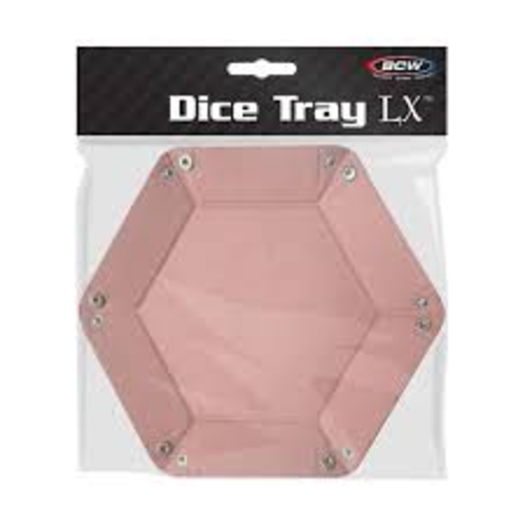 BCW BCW DICE TRAY - HEXAGON - PINK