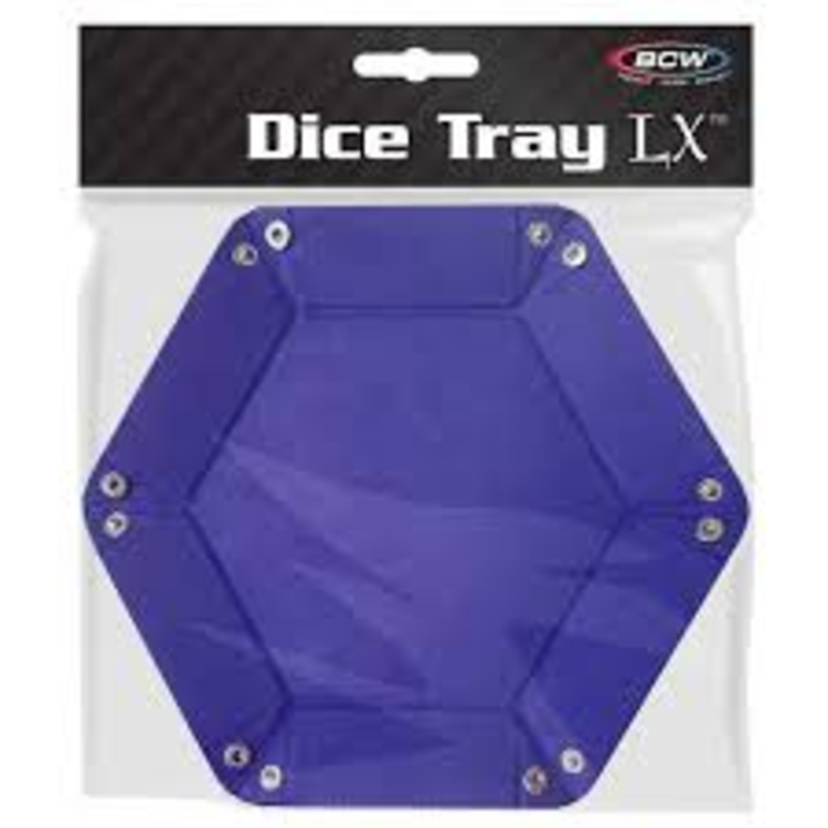 BCW BCW DICE TRAY - HEXAGON - BLUE